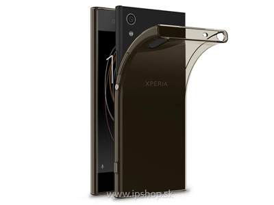 Ochrann gelov/gumov kryt (obal) TPU Smokey Black (dymov ed) na Sony Xperia XA1 Ultra