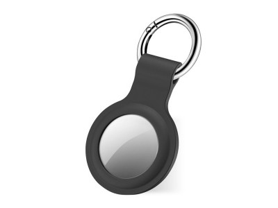 Silikónová kľúčenka pro Apple AirTag (černá)