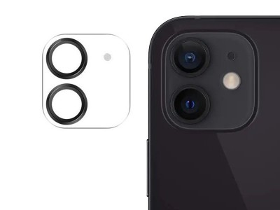 JOYROOM Lens Shining Protector – Ochranné sklo na zadní kameru pro Apple iPhone 12 mini (černé)