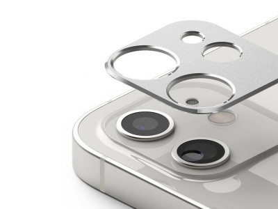 Ringke Camera Styling  Kovov ochrana kamery pre Apple iPhone 12 mini (strieborn)