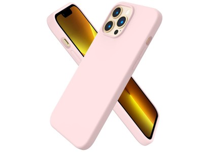 Liquid Silicone Cover Pink (rov) - Ochrann kryt (obal) na Apple iPhone 13 Pro