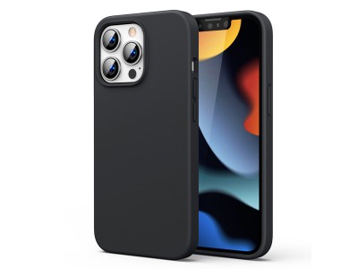 Liquid Silicone Cover Black (černý) - Ochranný kryt (obal) na Apple iPhone 13 Pro