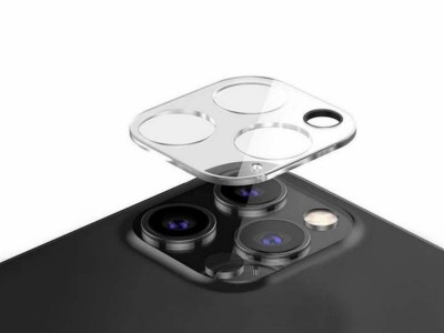 Camera Protector - 1x Ochrann sklo na zadn kameru s iernym krkom pre Apple iPhone 14 Pro
