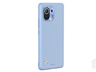 Baseus Alloy Leather Case  Ochrann kryt s ochranou kamery pro Xiaomi Mi 11 (fialov)