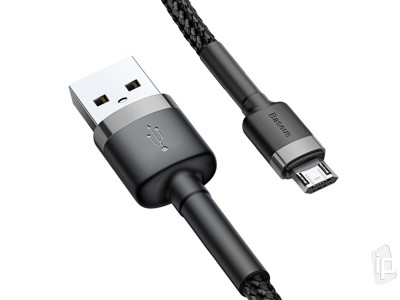 Baseus Cafule Cable (ern) - Nabjac a synchronizan kabel USB-Micro USB (2m)