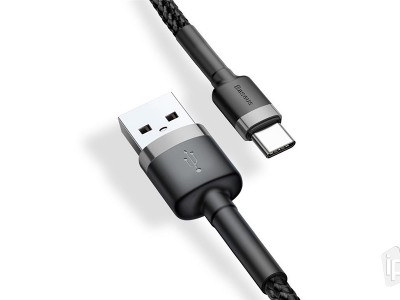 Baseus Cafule Cable Type-C (černý) - Synchronizační a nabíjecí kabel USB-C (2m)