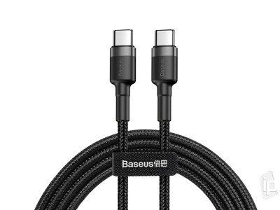 Baseus Cafule Type-C PD2.0 Cable (ern) - Nabjac data kabel USB-C s rchlym prenosom dt 20V / 3A (1m)