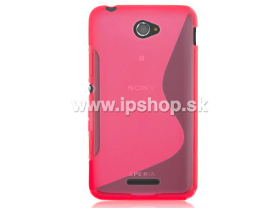 Ochranný gelový/gumový kryt (obal) Pink Wave na Sony E4G / E4G Dua