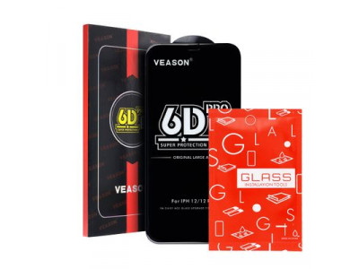 6D Pro Veason Glass - Ochrann tvrden sklo pre Huawei P30 Lite black