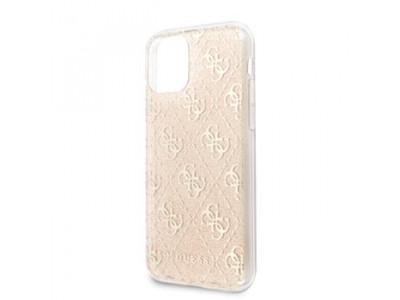 Guess 4G Glitter - Puzdro pre iPhone XR/11 Zlat