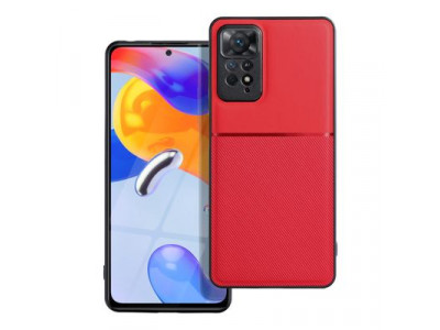 Silikónové pouzdro Noble pro Xiaomi Redmi Note 11 Pro / 11 Pro 5G červené