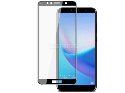 Temperované tvrzené sklo (skleněná fólie) na displej Huawei Y7 Prime 2018 - černé