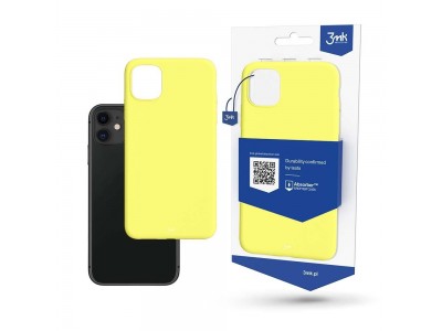 3MK Matt Case – Ochranný kryt pro Apple iPhone 11 - 3mk Matt Case limetka (žlto-zelená)