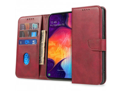 Elegance Stand Wallet II (erven) - Peaenkov puzdro pre Xiaomi 13T