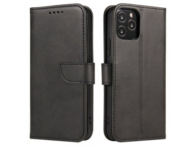 Elegance Stand Wallet II (ierne) - Peaenkov puzdro pre Samsung Galaxy M53 5G