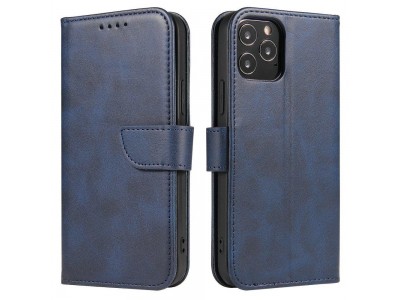 Elegance Stand Wallet II (modré) - Peněženkové pouzdro pro Samsung Galaxy A53 5G