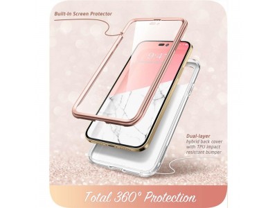 i-Blason Cosmo Series Pink (ruov) - Odoln obal pre iPhone 14 Pro