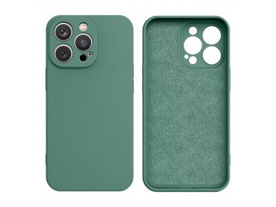 Light Silicone Case (tmavo-zelen)  Siliknov ochrann kryt (obal) pre Samsung Galaxy S23