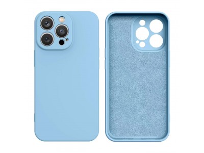 Light Silicone Case (modrá) – Silikónový ochranný kryt (obal) pro iPhone 13 Pro Max