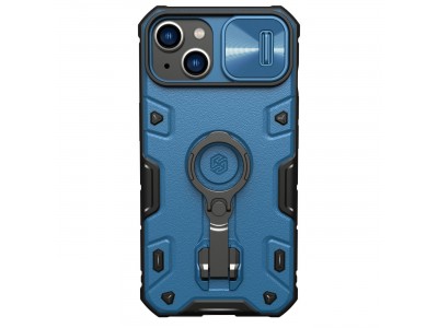 Nillkin CamShield Pro Armor Stand (modrý) - Plastový kryt (obal) s ochranou kamery na iPhone 14 Plus