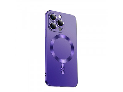 Soft Matte TPU MagSafe (Purple) – Ochranný kryt (obal) s podporou MagSafe pro Apple iPhone 12