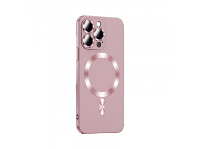 Soft Matte TPU MagSafe (růžová) – Ochranný kryt (obal) s podporou MagSafe pro Apple iPhone 15