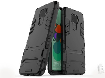 Armor Stand Defender (černý) - Odolný kryt (obal) na Huawei Mate 30 Lite