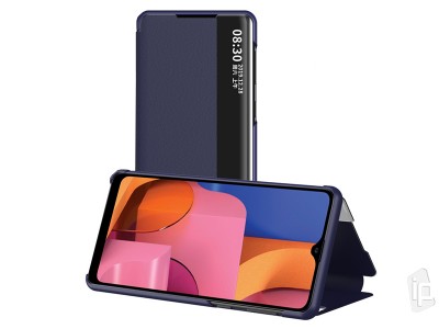 Soft Skin II (modr) - Tenk Flip puzdro pre Samsung Galaxy S20 Ultra
