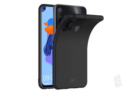 Jelly Matte TPU Black (černý) - Matný ochranný obal na Huawei P20 Lite 2019