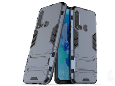 Armor Stand Defender (šedo-modrý) - Odolný kryt (obal) na Huawei P20 Lite 2019