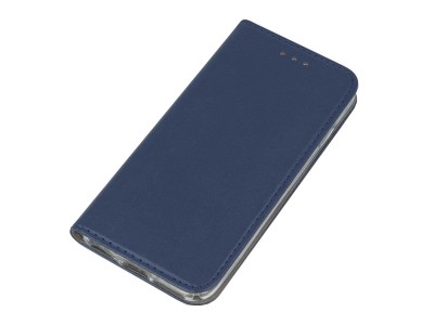 Leather Magnet Book – Ochranné pouzdro pro Huawei P30 Pro (modré)