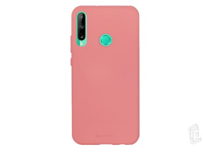 Liquid Silicone Cover Pink (růžový) - Ochranný kryt (obal) na Huawei P40 Lite E