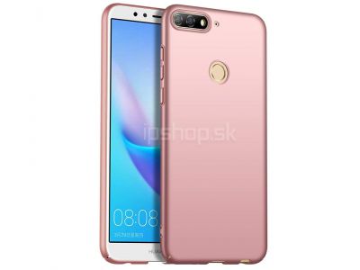 Slim Line Elitte Rose Gold (růžový) - plastový ochranný kryt (obal) na Huawei Y7 Prime 2018
