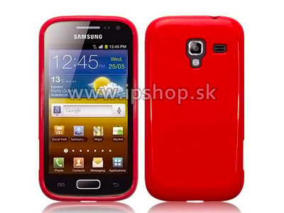 Ochranný gelový/gumový kryt (obal) na Samsung Galaxy Ace 2 i8160 Candy Red (červený)