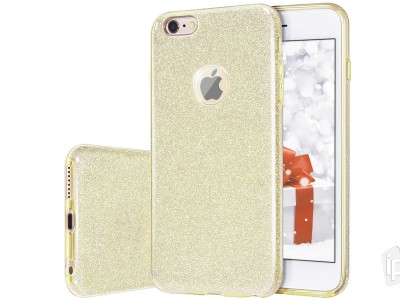 TPU Glitter Case (zlatý) - Ochranný glitrovaný kryt (obal) pro Apple iPhone 6 Plus