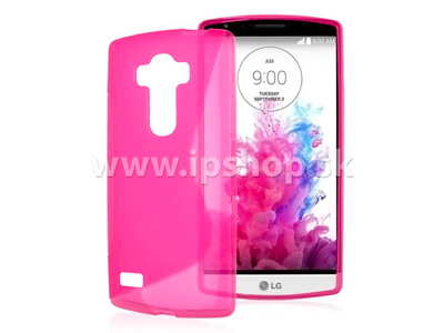 Ochranný gelový/gumový kryt (obal) Pink Wave (růžový) na LG G4s