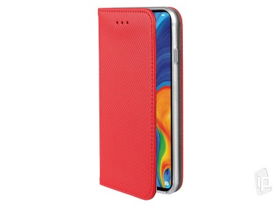 Fiber Folio Stand Red (erven) - Flip pouzdro na LG K52 **AKCIA!!