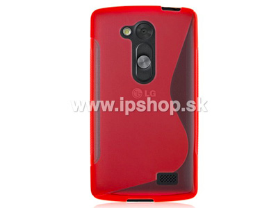 Ochranný gelový/gumový kryt (obal) Red Wave (červený) na LG D290n L Fino / LG D295n L Fino Dual SIM