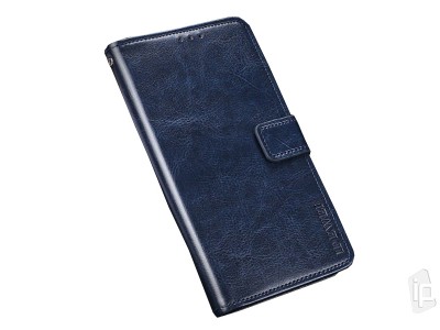 Elegance Stand Wallet Blue (modr) - Peaenkov puzdro na Moto G9 Play