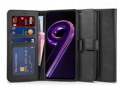 Tech-Protect Wallet – Peněženkové pouzdro pro Realme 9 Pro+ (černé)
