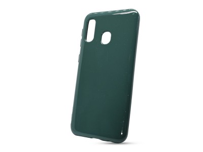 Liquid Silicone Cover Green (zelený) - Ochranný kryt (obal) na Samsung Galaxy A20e