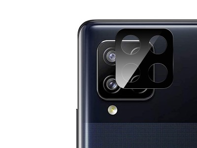 Camera Lens Protector (černé) - 1x Ochranné sklo na zadní kameru pro Samsung Galaxy A12 / A12 5G