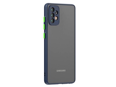 Dual Shield Blue (priesvitná, modrá) - Ochranný kryt (obal) pro Samsung Galaxy A32 5G