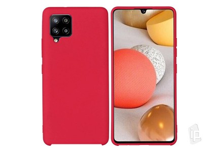 Liquid Silicone Cover (červený) - Ochranný kryt pro Samsung Galaxy A42 5G
