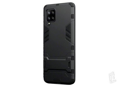 Armor Stand Defender Black (ern) - odoln ochrann kryt (obal) na Samsung Galaxy A42 5G