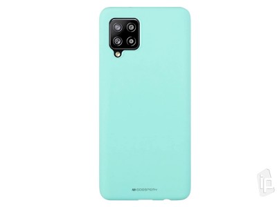 Jelly Matte TPU Turquoise (tyrkysov) - Ochrann obal na Samsung Galaxy A42 5G