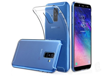 Ochrann kryt (obal) TPU Clear (ry) na Samsung Galaxy A6 Plus 2018 **VPREDAJ!!