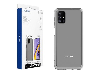 Araree M Cover – Odolný ochranný kryt pro Samsung Galaxy M51 (čirý)
