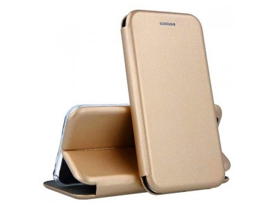 Flip Elegance Gold  Ochrann puzdro pre Samsung Galaxy M51 (ruovo-zlat) **AKCIA!!