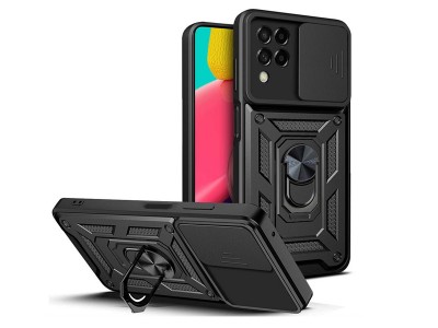 Fusion Ring Camshield II – Ochranný kryt s ochranou kamery pro Samsung Galaxy M53 5G (černý)
